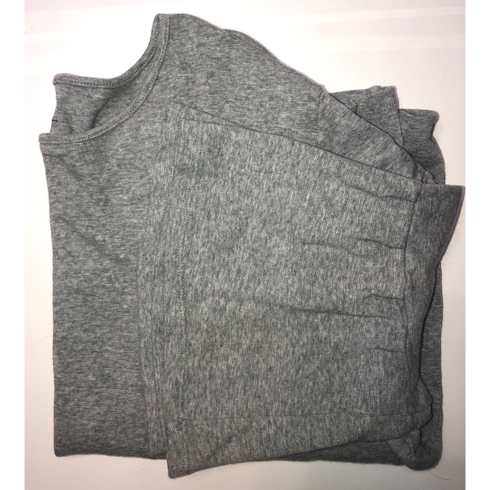 Gap Gray Bell-sleeve Top